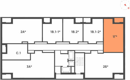 Квартира 55,7 м², 1-комнатная - изображение 2