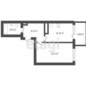 Квартира 46,4 м², 1-комнатная - изображение 1