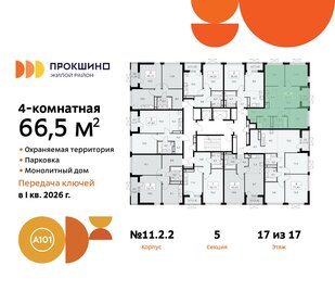 66,9 м², 4-комнатная квартира 11 800 000 ₽ - изображение 54