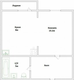 Квартира 32,2 м², 1-комнатная - изображение 1