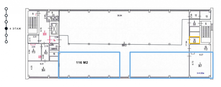 116 м², помещение свободного назначения 86 613 ₽ в месяц - изображение 18