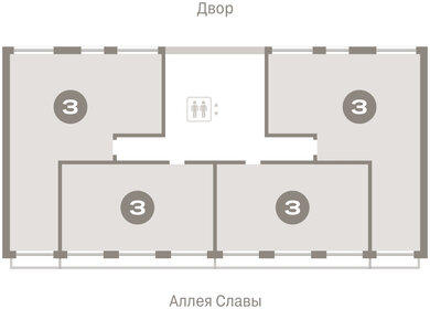 Квартира 121,6 м², 3-комнатная - изображение 2