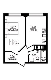 33,9 м², 1-комнатная квартира 5 340 000 ₽ - изображение 16