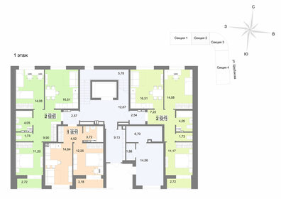 64,7 м², 2-комнатная квартира 6 250 000 ₽ - изображение 2