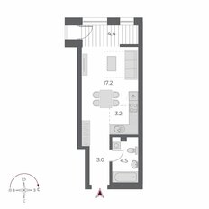 Квартира 32,2 м², студия - изображение 2