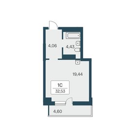 32,7 м², квартира-студия 3 400 000 ₽ - изображение 48