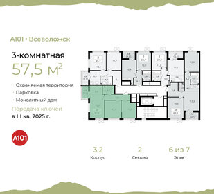 72,3 м², 3-комнатная квартира 9 499 999 ₽ - изображение 106