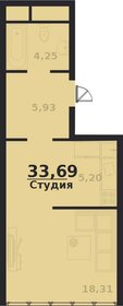 35 м², 1-комнатная квартира 4 305 600 ₽ - изображение 22
