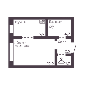 29 м², 1-комнатная квартира 4 150 000 ₽ - изображение 24