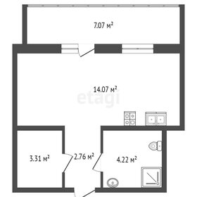 Квартира 26,5 м², студия - изображение 2