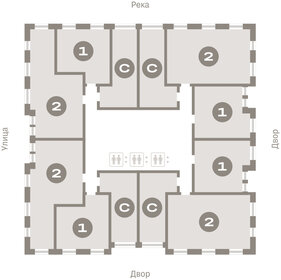 41,3 м², 1-комнатная квартира 5 600 000 ₽ - изображение 70