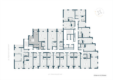 50,4 м², апартаменты-студия 7 350 000 ₽ - изображение 33