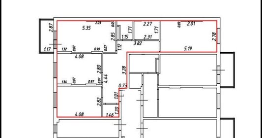 Квартира 75,7 м², 3-комнатная - изображение 1