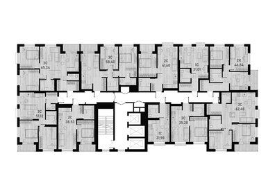 22 м², квартира-студия 3 900 000 ₽ - изображение 37