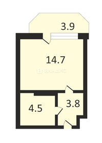 22,8 м², квартира-студия 2 900 000 ₽ - изображение 24