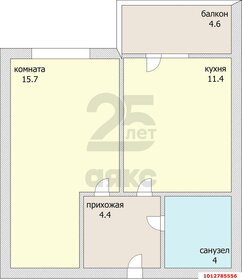 Квартира 40,2 м², 1-комнатная - изображение 1