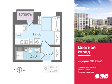 20,5 м², квартира-студия 3 950 000 ₽ - изображение 10