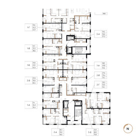 57,3 м², 2-комнатная квартира 10 314 000 ₽ - изображение 65