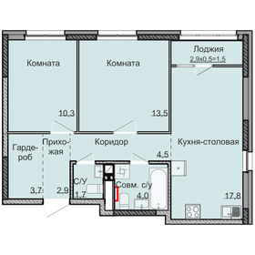 82 м², 3-комнатная квартира 9 000 000 ₽ - изображение 49