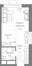 Квартира 30,8 м², студия - изображение 1