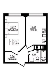 33,9 м², 1-комнатная квартира 5 340 000 ₽ - изображение 21