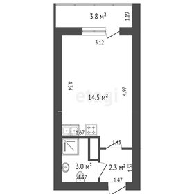 Квартира 20 м², студия - изображение 2