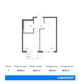 21,7 м², квартира-студия 4 646 165 ₽ - изображение 32