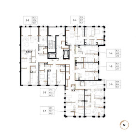 55,1 м², 2-комнатная квартира 9 091 500 ₽ - изображение 37