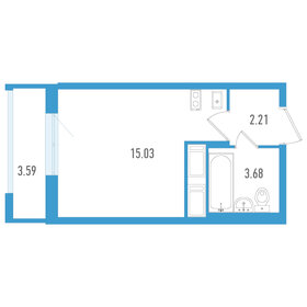 29,9 м², квартира-студия 4 500 000 ₽ - изображение 8