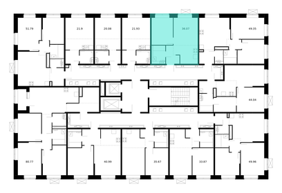 38,5 м², 1-комнатная квартира 5 900 000 ₽ - изображение 55