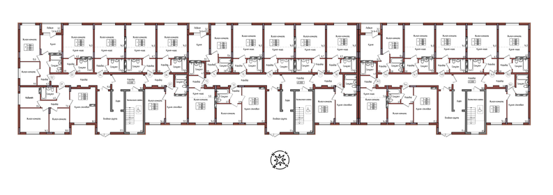 21,5 м², 1-комнатная квартира 3 250 000 ₽ - изображение 64