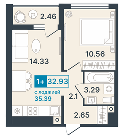 37,1 м², 1-комнатная квартира 7 290 000 ₽ - изображение 11