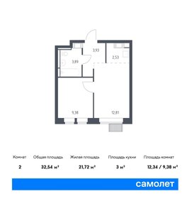 Квартира 32,5 м², 1-комнатная - изображение 1