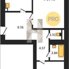 Квартира 70,4 м², 2-комнатная - изображение 1