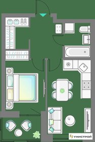 37,2 м², 1-комнатная квартира 6 650 000 ₽ - изображение 44