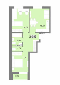 64,7 м², 2-комнатная квартира 6 250 000 ₽ - изображение 1