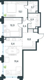 133,4 м², 3-комнатная квартира 50 800 000 ₽ - изображение 102