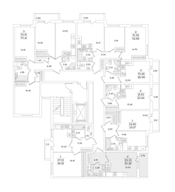 25,5 м², квартира-студия 5 300 000 ₽ - изображение 93