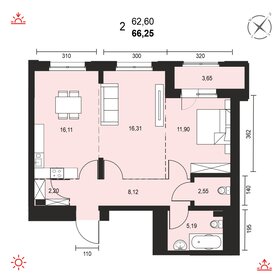 67 м², 2-комнатная квартира 7 490 000 ₽ - изображение 59