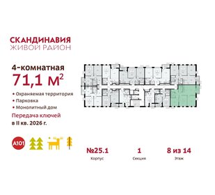 71,1 м², 4-комнатная квартира 19 068 876 ₽ - изображение 2