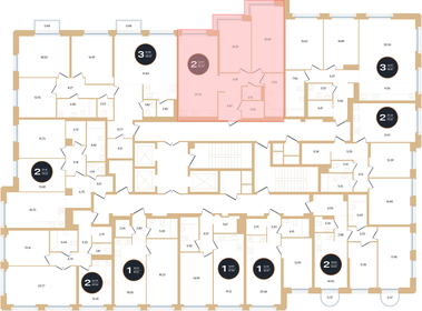 119,3 м², 3-комнатная квартира 16 990 000 ₽ - изображение 108