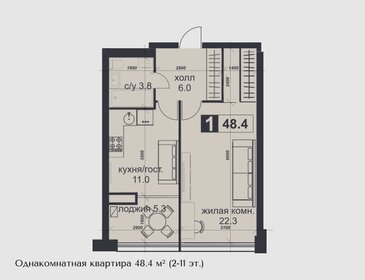 42,7 м², квартира-студия 5 250 000 ₽ - изображение 54