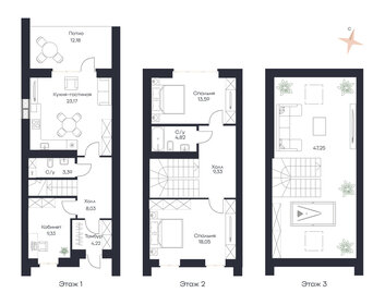 159,5 м² таунхаус, 0,4 сотки участок 14 355 000 ₽ - изображение 9