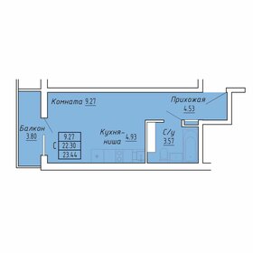 22,8 м², апартаменты-студия 4 327 000 ₽ - изображение 51