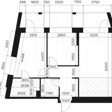 Квартира 64,1 м², 2-комнатная - изображение 2