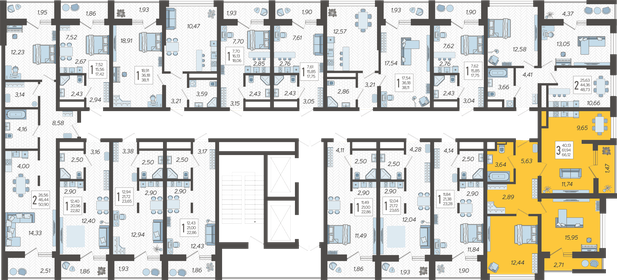 285 м², 4-комнатная квартира 58 000 000 ₽ - изображение 185