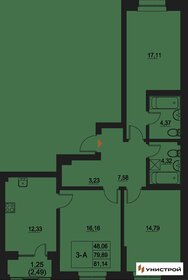 98 м², 3-комнатная квартира 22 990 000 ₽ - изображение 74