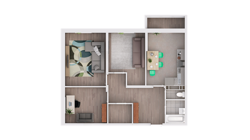 Квартира 79,7 м², 3-комнатная - изображение 2