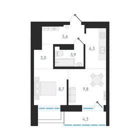 43,1 м², 2-комнатная квартира 4 200 000 ₽ - изображение 73