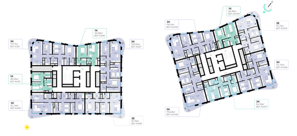 117,9 м², 3-комнатная квартира 65 223 004 ₽ - изображение 9